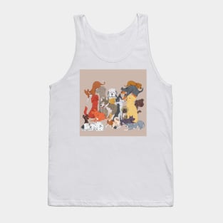 dogs everywhere Tank Top